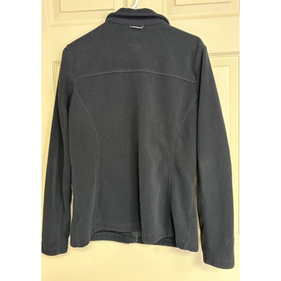 Women's Columbia Interchange Fleece Jacket Size Large Black Full Zip Pockets - Picture 3 of 9